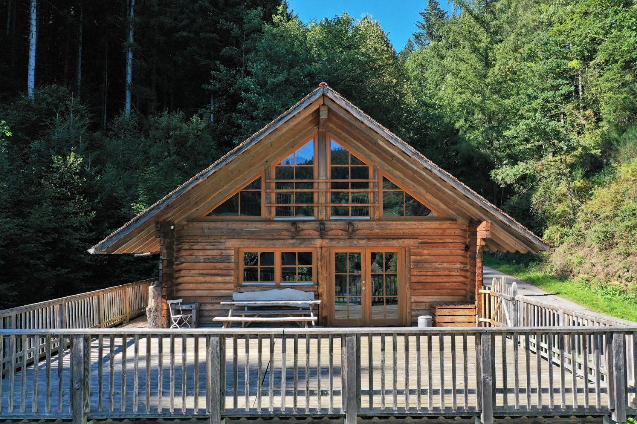 Schwarzwald Blockhaus - Sauna - Kamin - Mit Bettwaesche Und Handtuecher Schenkenzell Exteriér fotografie
